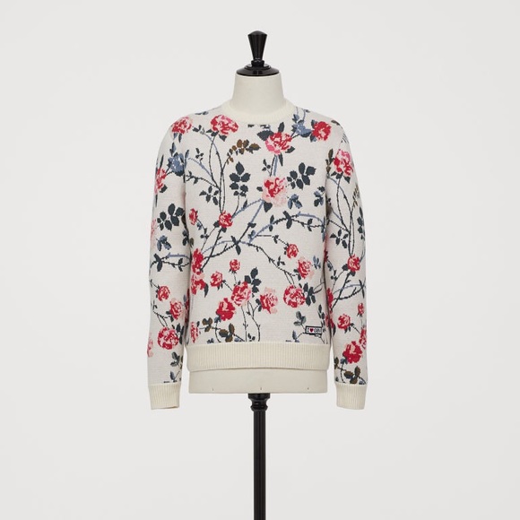 Giambattista Valli x HM Men’s floral sweater XS